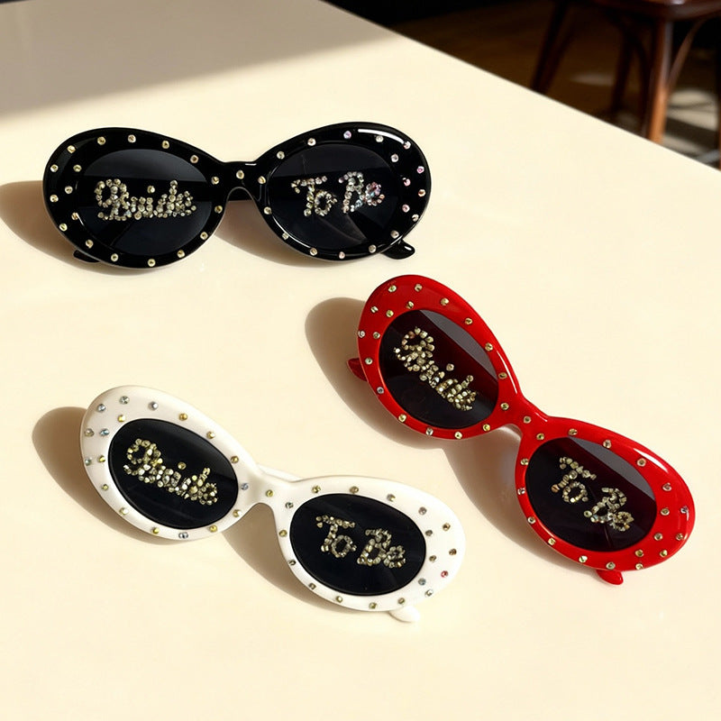 Rhinestone-besetzte Brautsonnenbrille Brehn