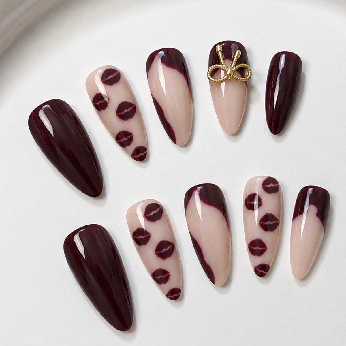 Premium Press-On Nagelset