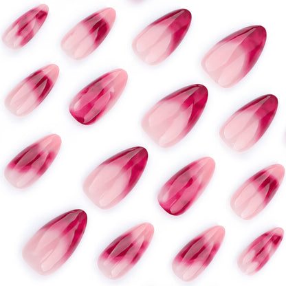 Kunstvolle Stiletto-Nägel mit glamourösem Farbverlauf Brehn