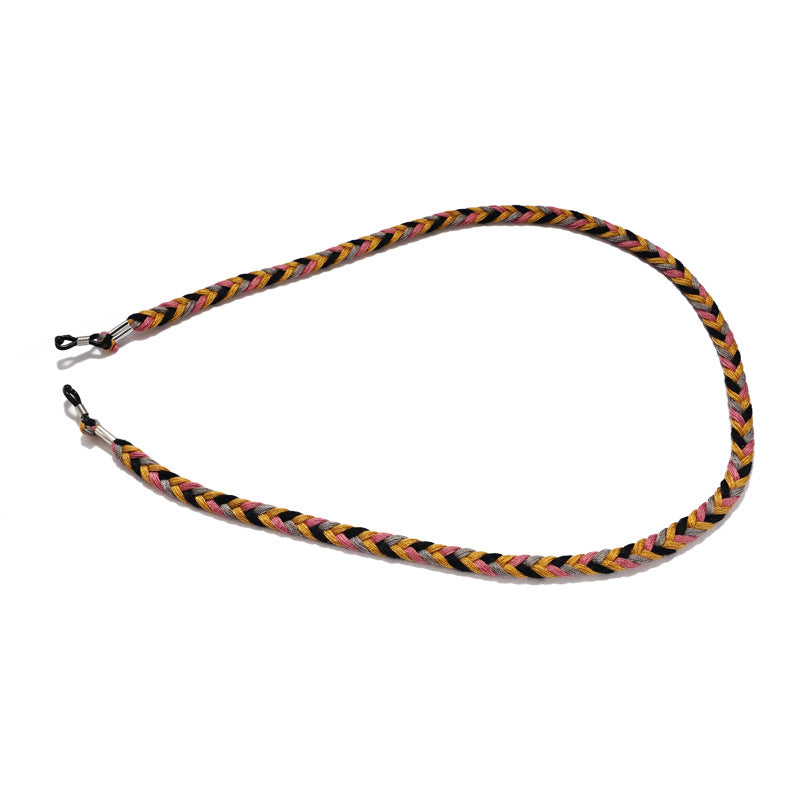Bunte Geflochtene Brillenband Brehn