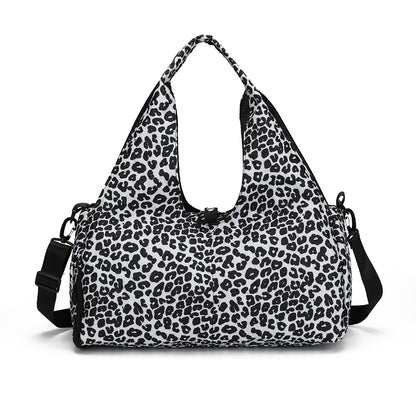 Blumenmuster gesteppte Schultertasche Brehn