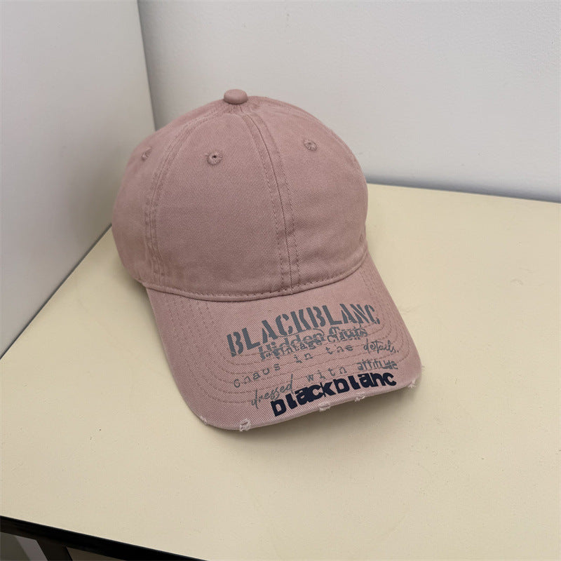 Herren beschädigte Grafik Denim Mütze Brehn