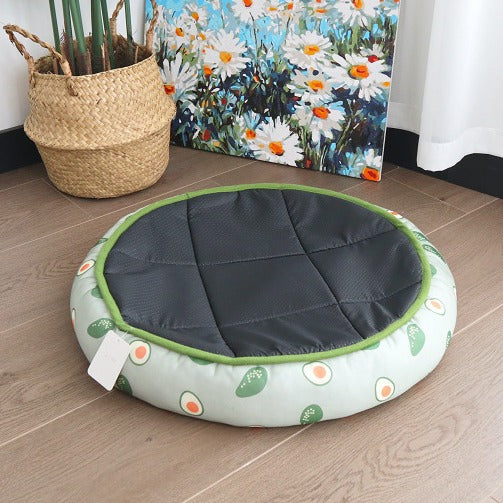 Avocado-Themen Katzenbett