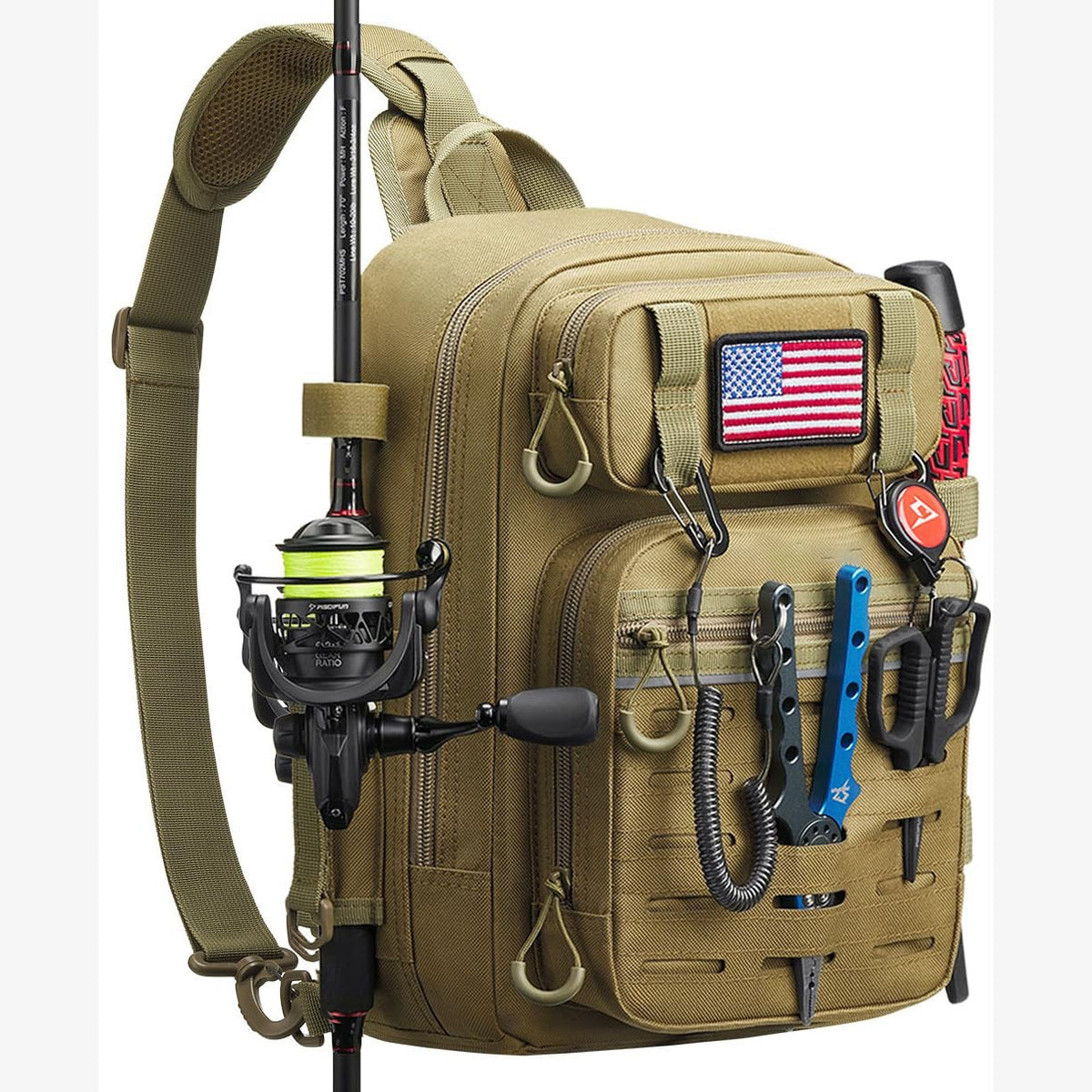 Taktischer Angel-Rucksack Brehn