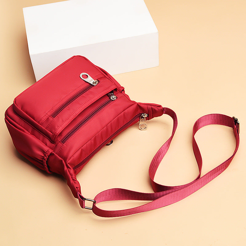 Multi-Reißverschluss Crossbody Organizer Tasche Brehn