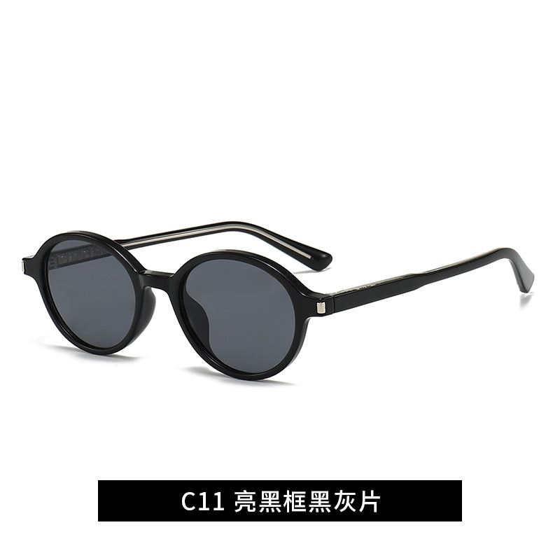 Damen modische Sonnenbrille mit geschwungenem Rahmen Brehn