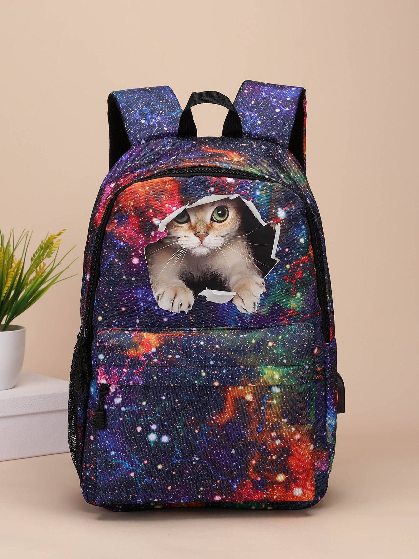 Katze-Themen Abenteuer Rucksack Brehn