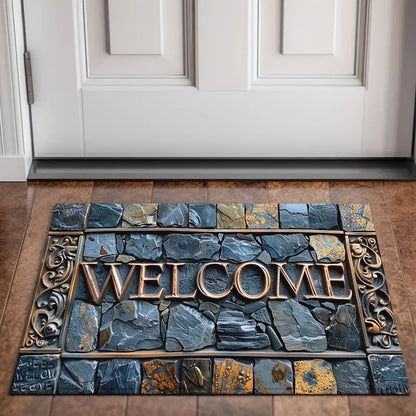 Dekorativer Halbkreis Fußmatte