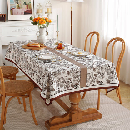 Elegante florale Design-Tischdecke