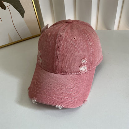 Damen Distressed Denim Baseball Cap Brehn 1784083631