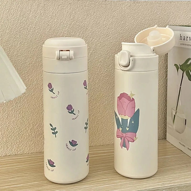 Damen Isolierte Trinkflasche mit vielseitigem Motiv Brehn