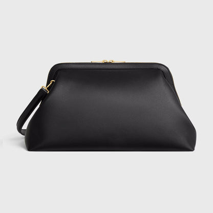 Klassische Rahmenledertasche