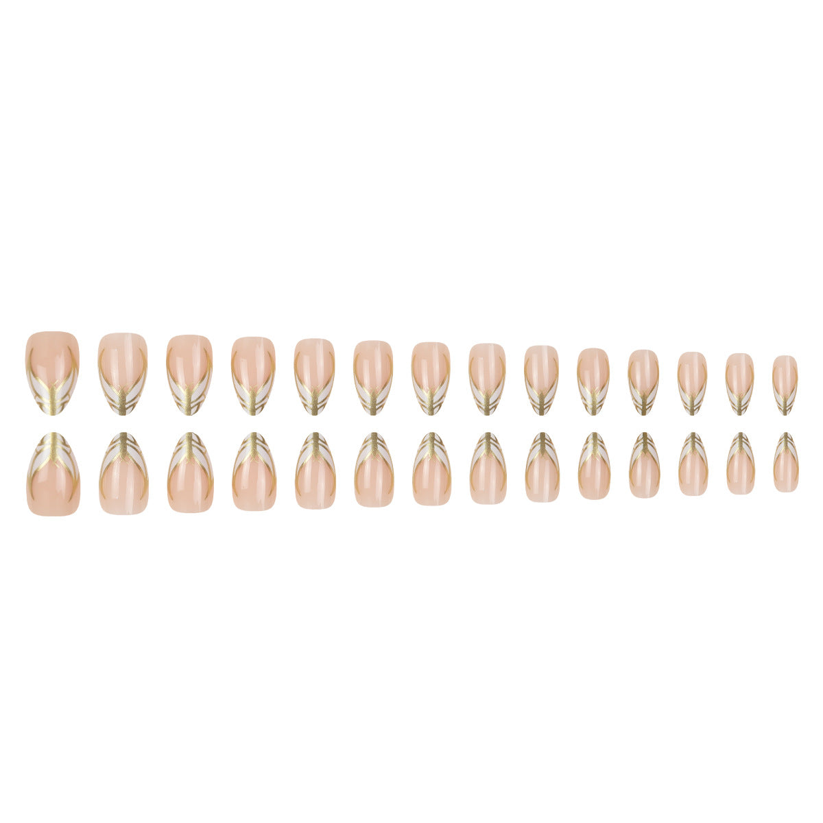 Dekorative Stiletto Druck-Nagelkunst Brehn