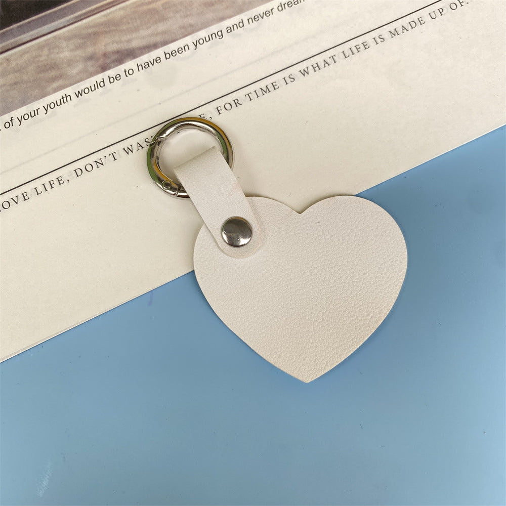 Premium Herzförmiger Leder-Schlüsselanhänger Brehn