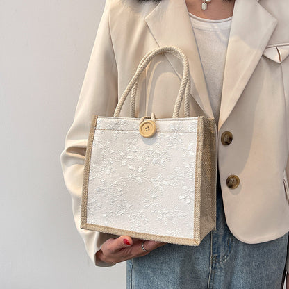 Elegante florale bestickte Tasche