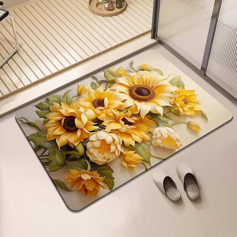 Florales Druckbereichsmatte Brehn