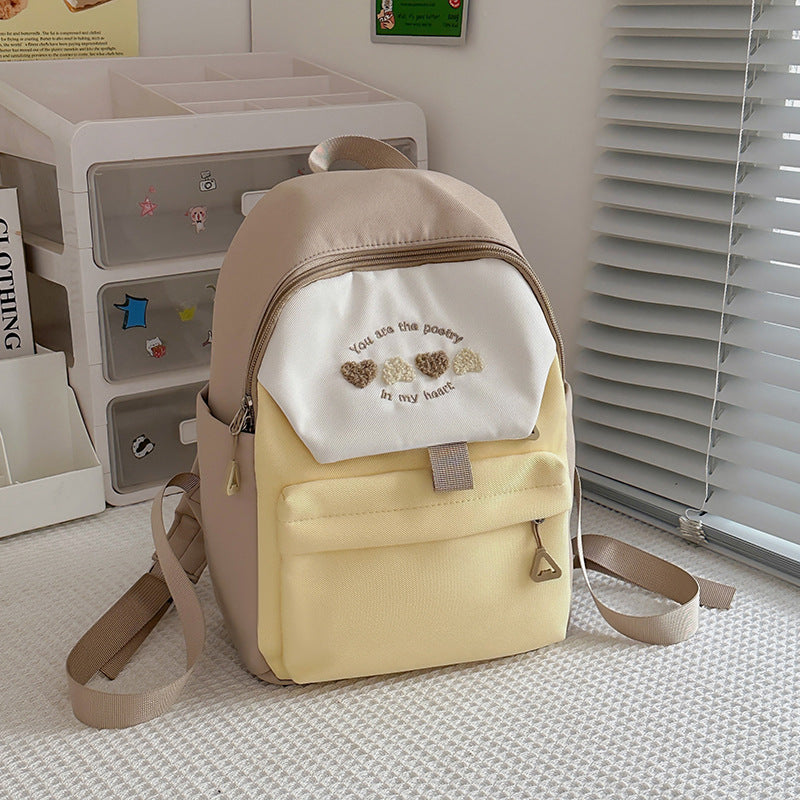 Casual Stoff Rucksack Brehn