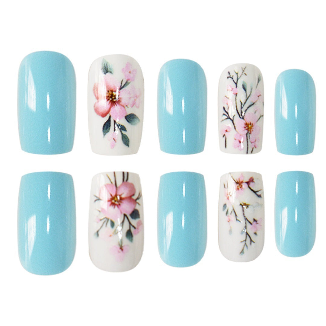 Florale Design Nagelkunst Verlängerungen Brehn