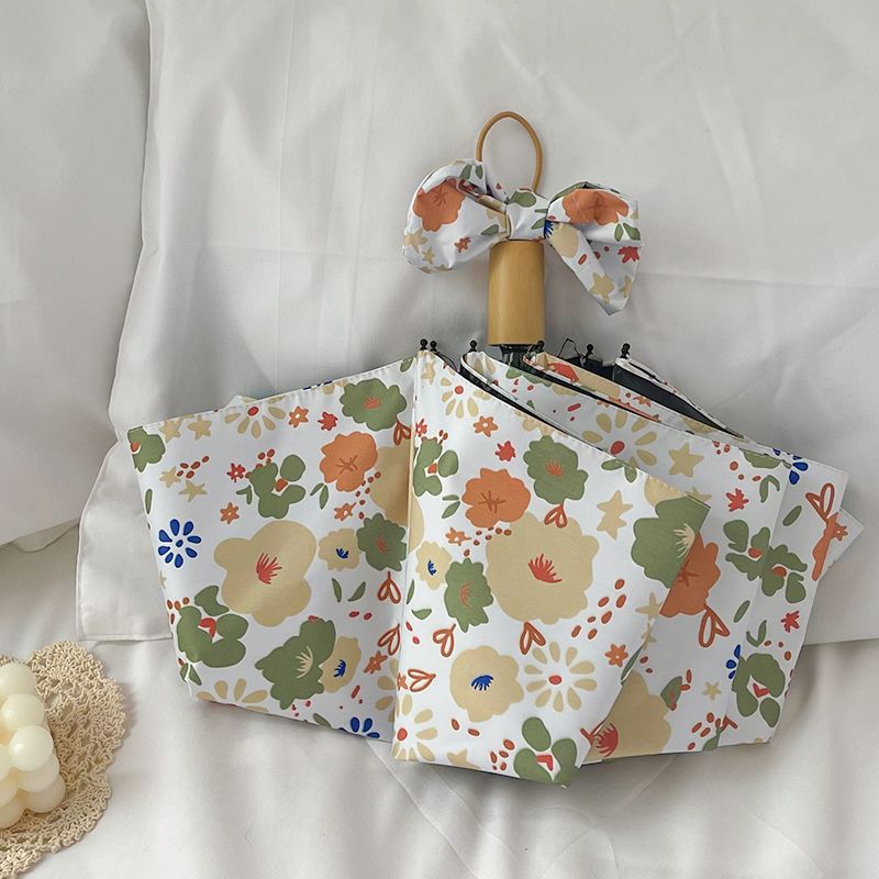 Damen Faltbare Umhängetasche mit floralem Design Brehn