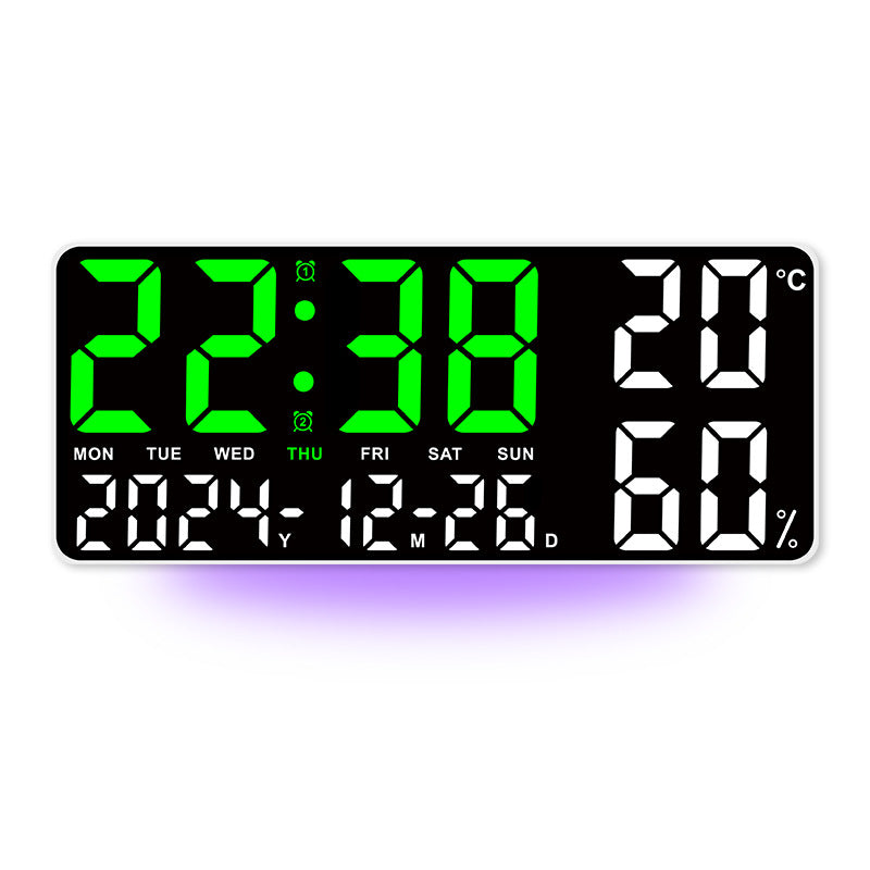 Digitaler Multifunktionswecker mit großem LED-Display Brehn