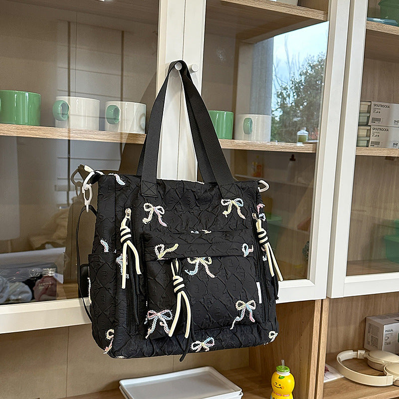 Gepolsterter Rucksack mit Schleifen-Detail Brehn
