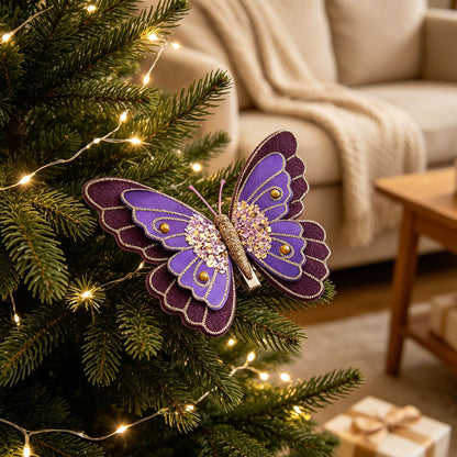 Dekorative Schmetterlingsanhänger für Weihnachtsbaum