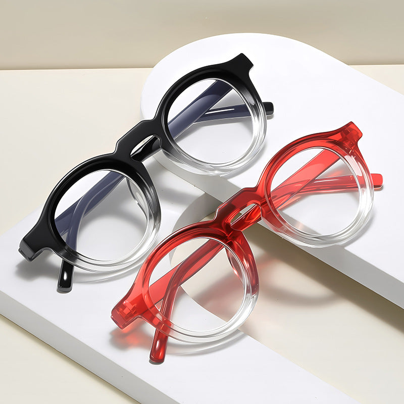 Retro-inspirierte klare Rahmenbrille Brehn