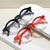 Retro-inspirierte klare Rahmenbrille Brehn
