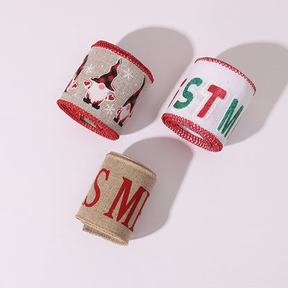 Dekorativer Weihnachtsmotiv Geschenkbänder Brehn