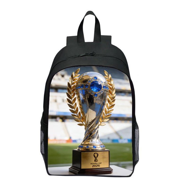 Sportlicher Rucksack mit Wm-Trophäe Design Brehn