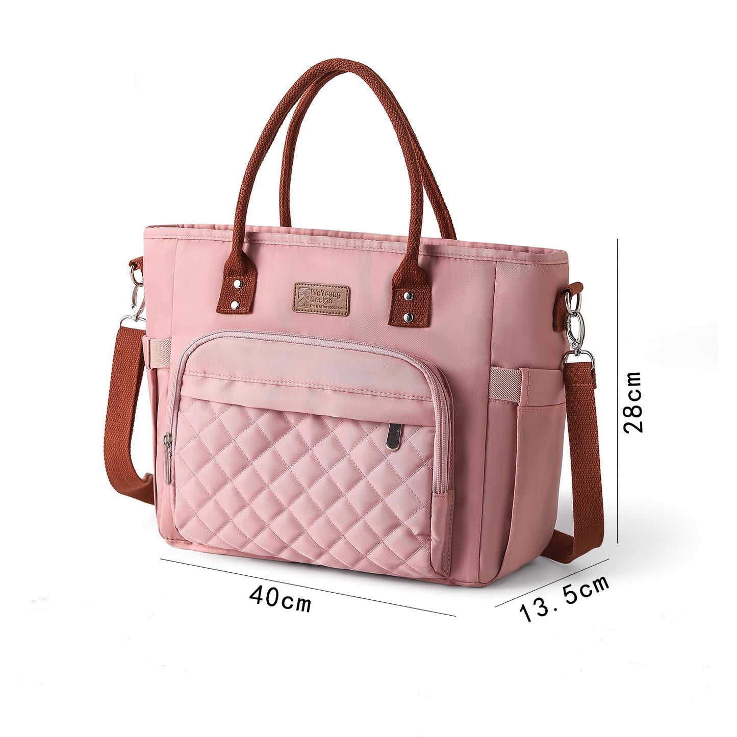 Damen Kühltasche mit mehreren Fächern und verstellbarem Schultergurt Brehn