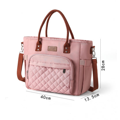 Damen Kühltasche mit mehreren Fächern und verstellbarem Schultergurt Brehn