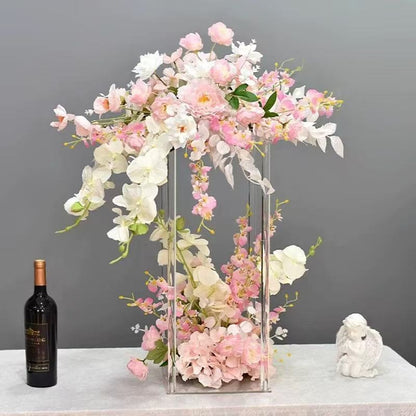 Elegante Blumenzentrale Vase
