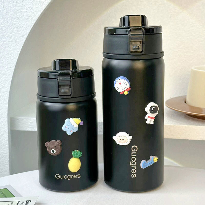 Damen Isoliertrinkflasche mit sicherem Klappverschluss und verspieltem Design Brehn