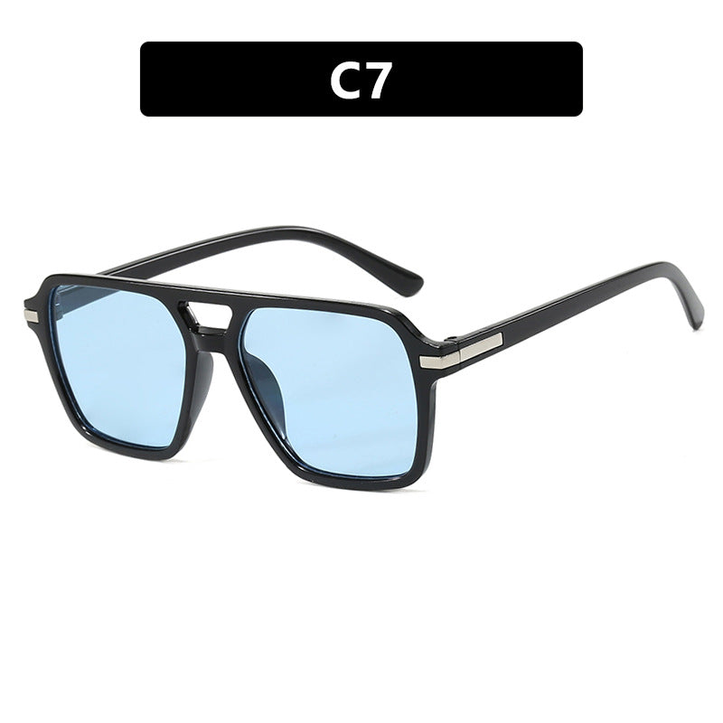 Damen modische rechteckige Sonnenbrille mit stylishem Design und UV-Schutz Brehn