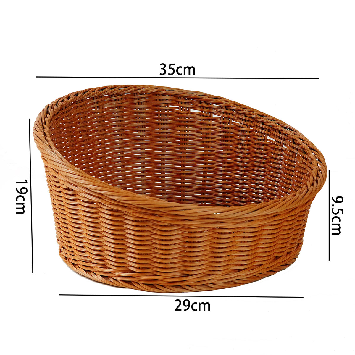 Elegante Gewebte Servierplatte Brehn