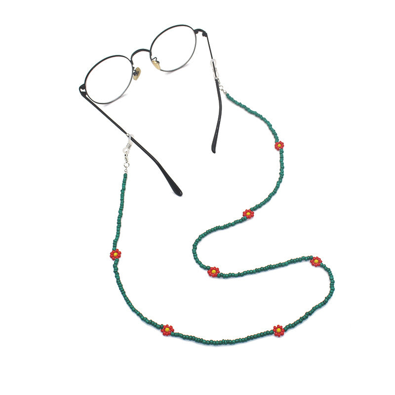 Floral Beaded Eyewear Chain Brehn