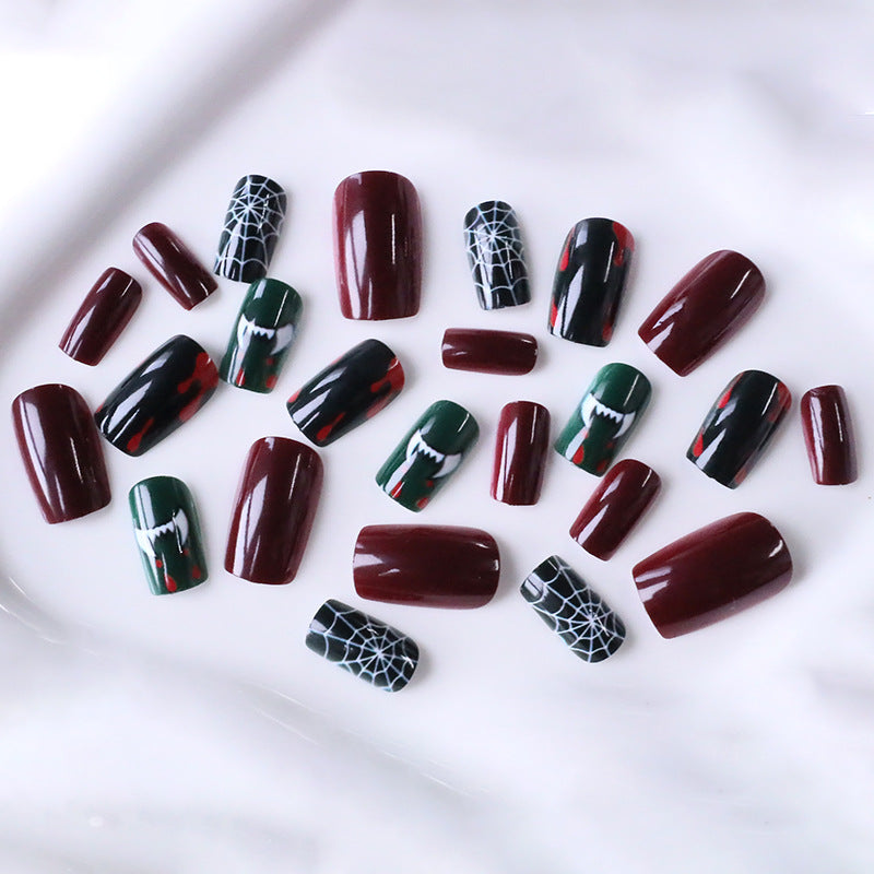 Halloween-Themen Nagelkunst Brehn