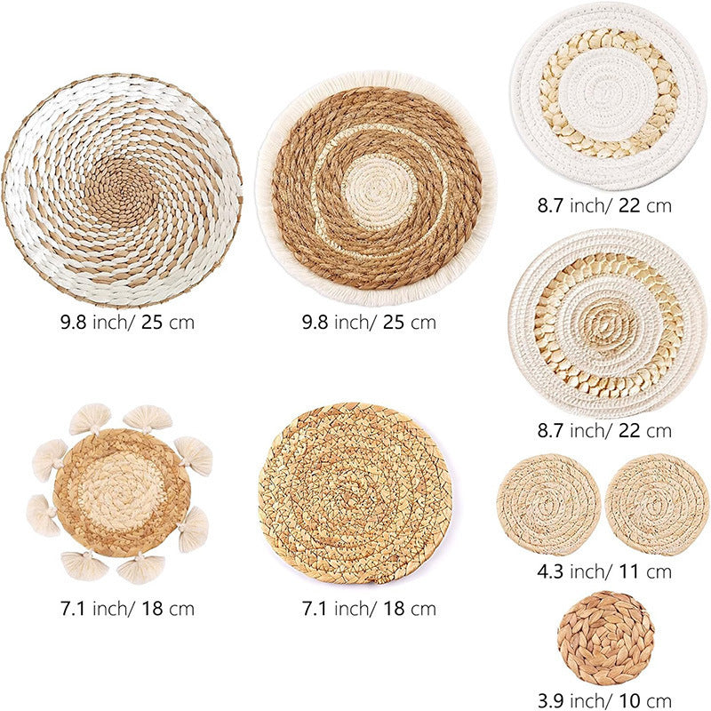 Runde Tischdecke Aus Naturmaterialien Brehn