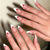 Herz-Muster Press-On Nagelkunst Brehn