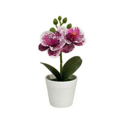 Künstliche Orchideenpflanze für dekorative Wohnanzeige und Styling