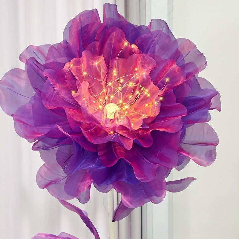 Dekorative LED Blumen Wandkunst