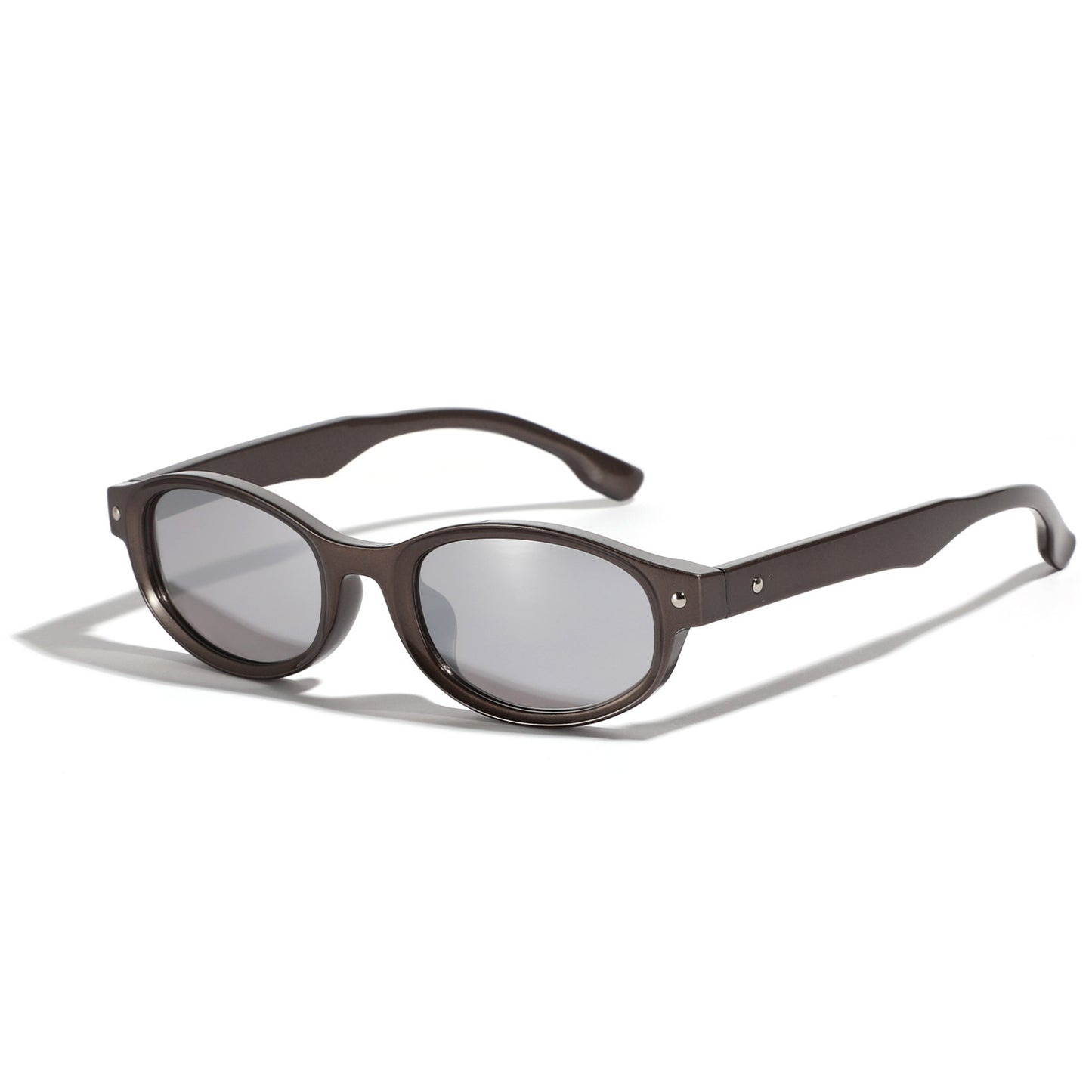 Damen modische Sonnenbrille mit geschwungenem Design und UV-Schutz Brehn