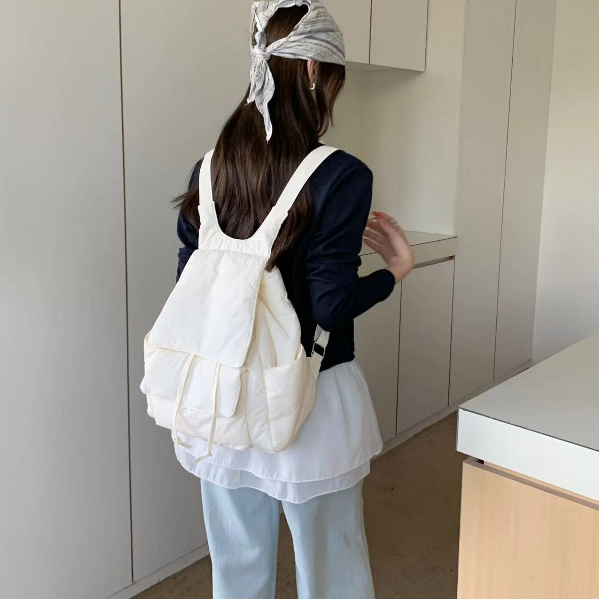 Premium gesteppten Rucksack
