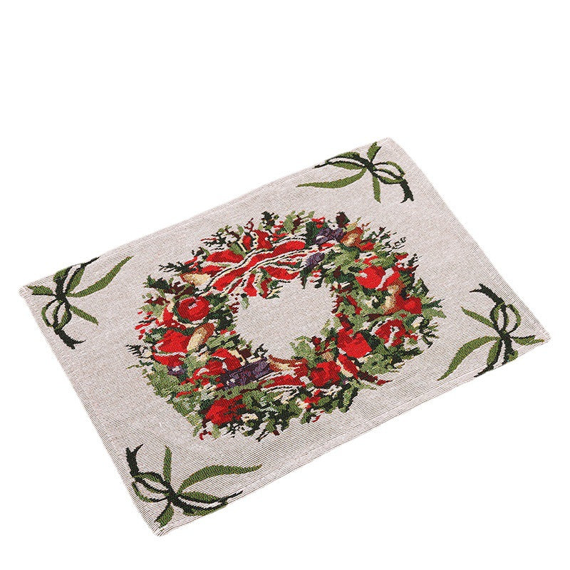 Festliche Tischdecke mit Weihnachtsmotiven Brehn