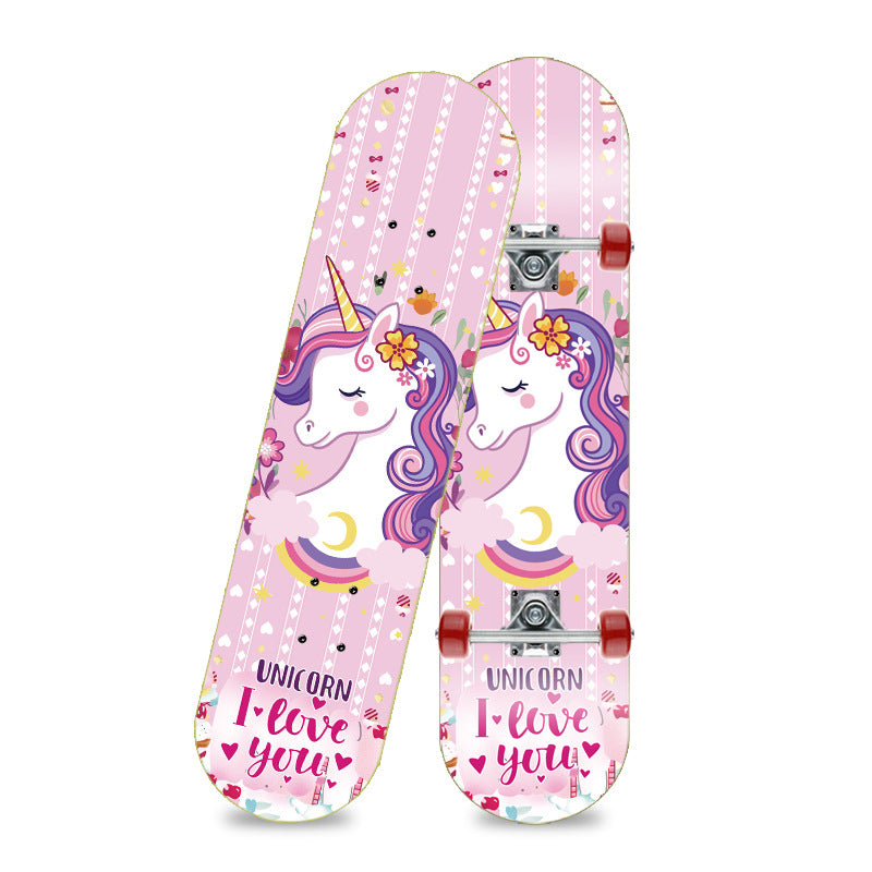 Einhorn-Themen-Skateboard Brehn