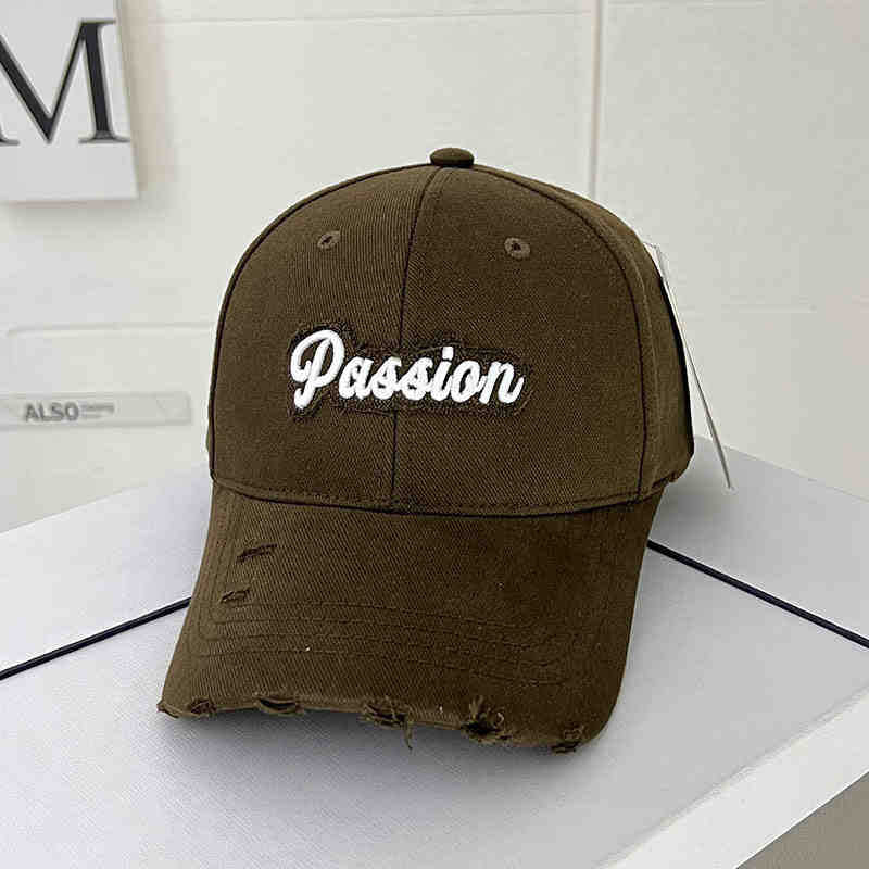 Damen Distressed Casual Cap Brehn
