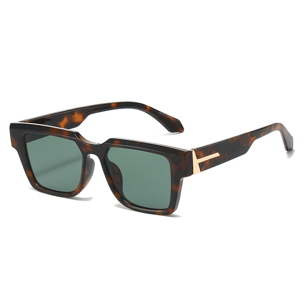 Oversized Quadrat Rahmen Mode Sonnenbrillen Brehn