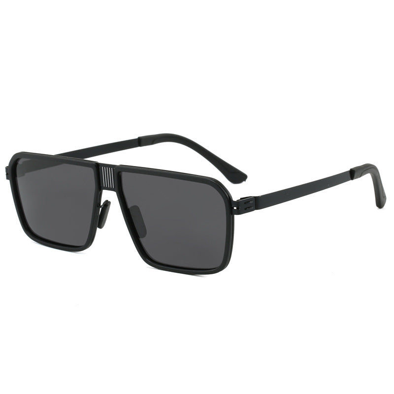 Damen modische Sonnenbrille im modernen, eckigen Design Brehn