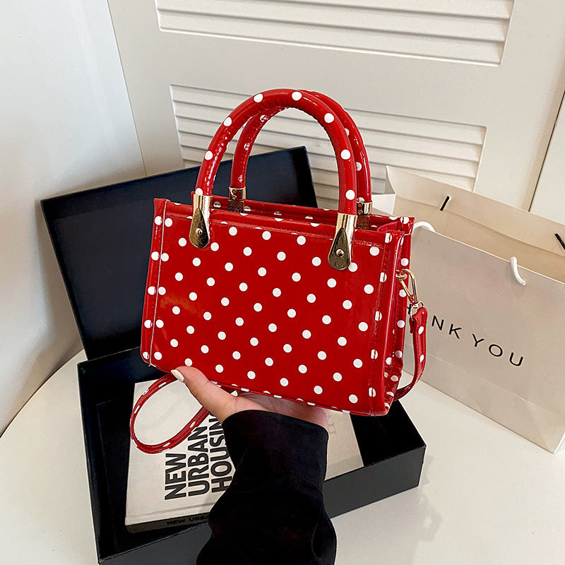 WoChic Polka Dot Handtasche Brehn